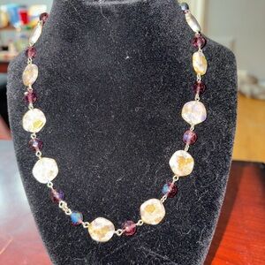 Elegant Multi-Color Gemstone Necklace